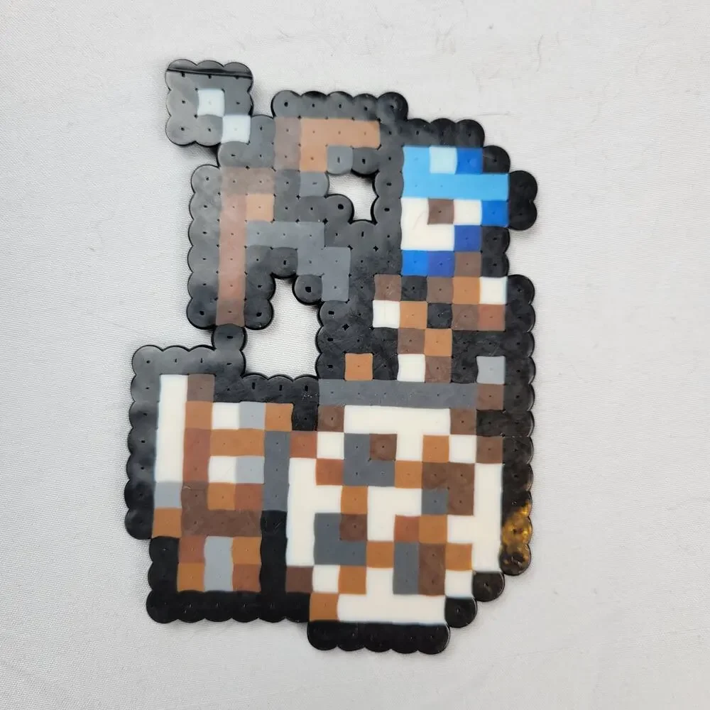 Ballista Fighter Fire Emblem Perler Bead Pixel Art